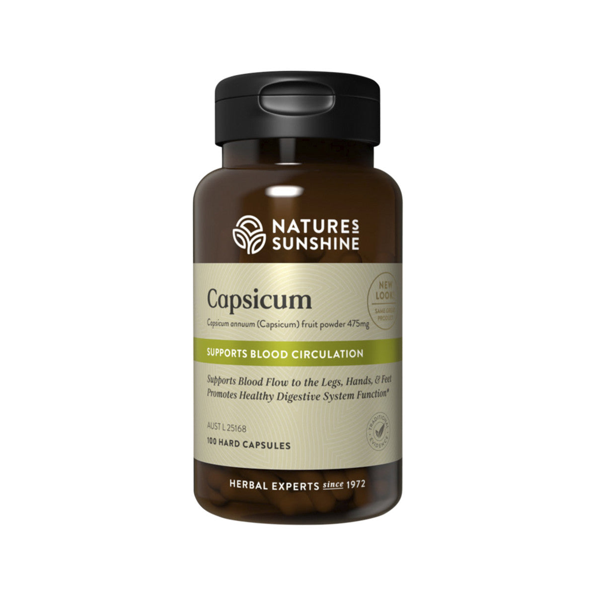 Capsicum (Per Capsule: 475mg) 100 Capsules