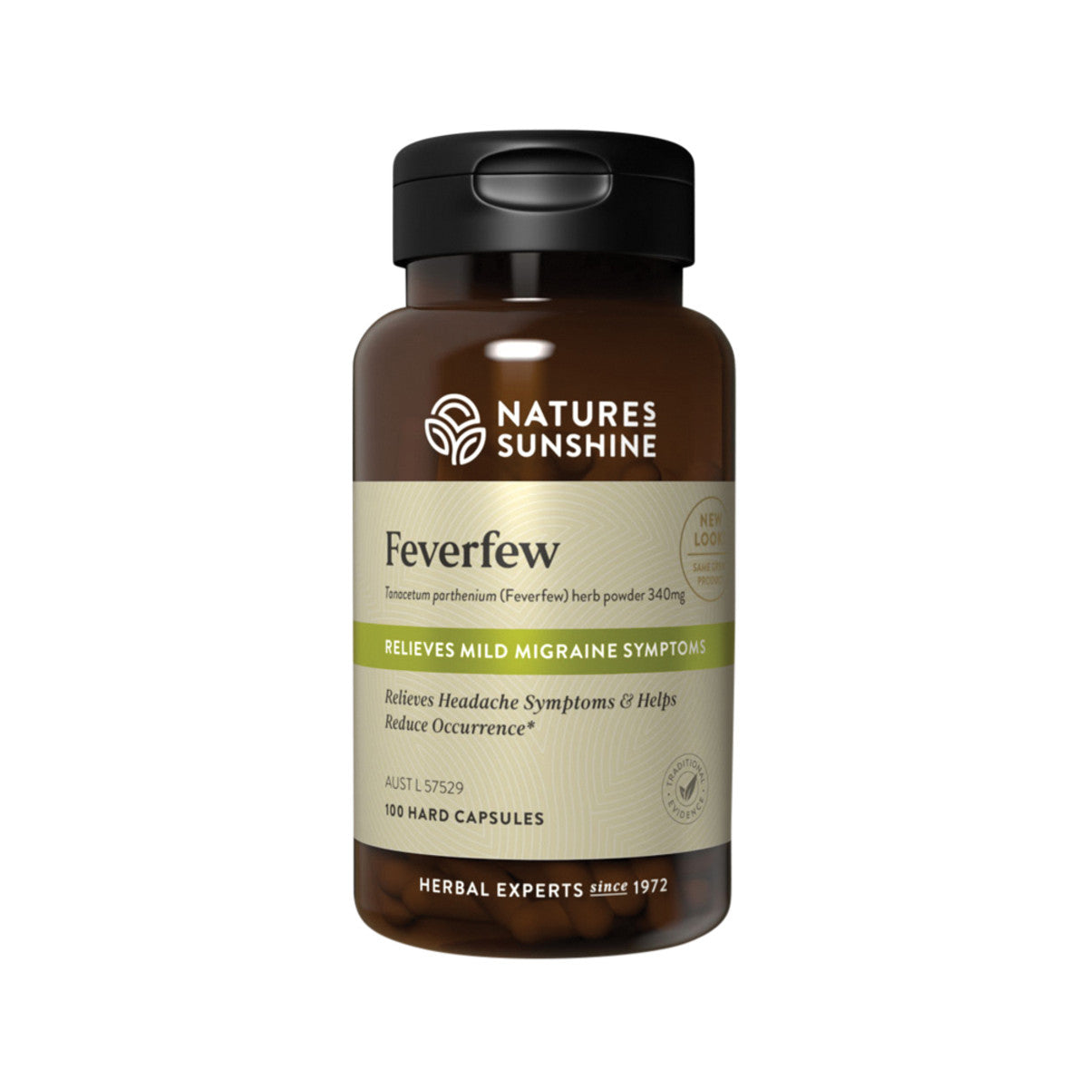 Feverfew (Per Capsule: 340mg) 100 Capsules