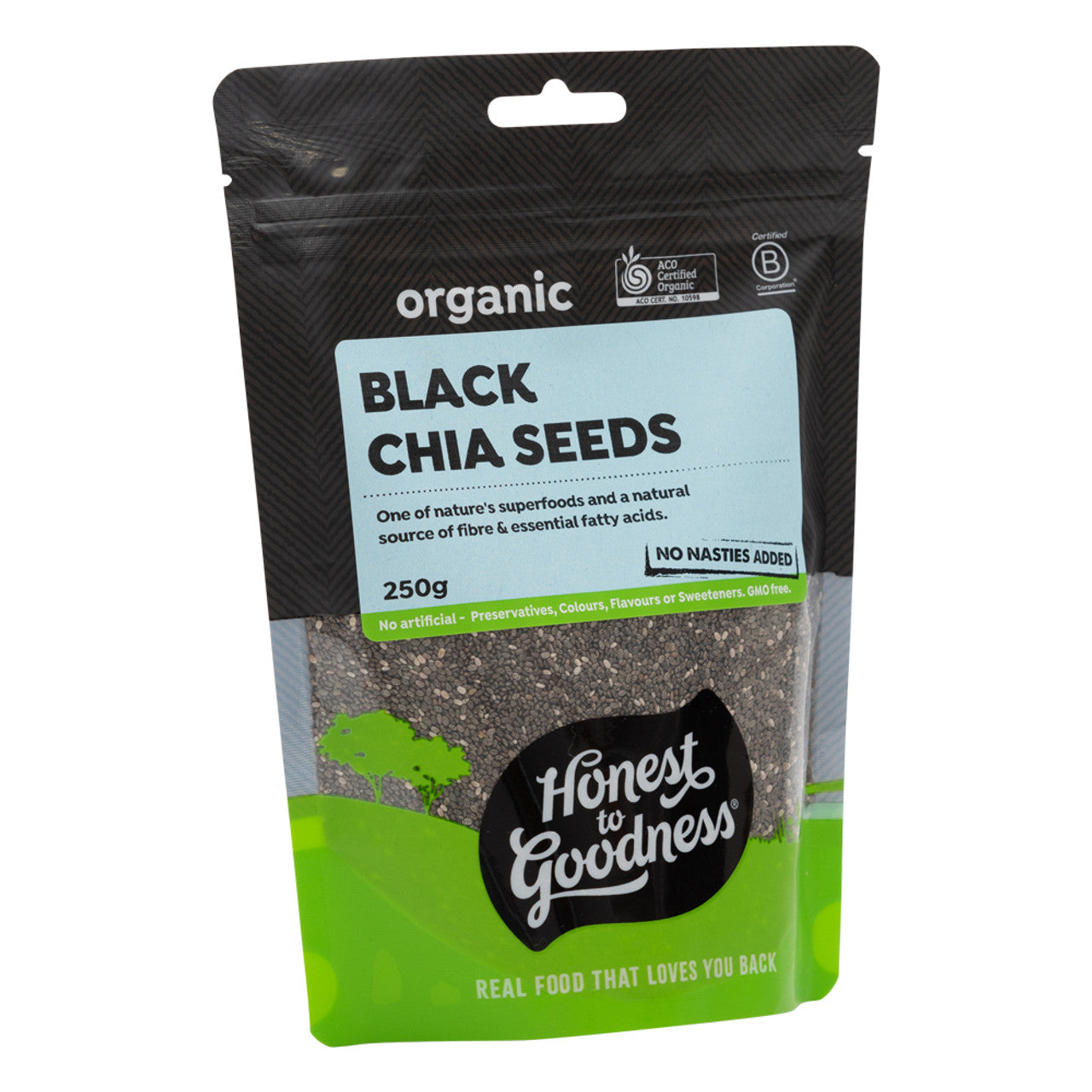Honest To Goodness Organic Black Chia Seeds
