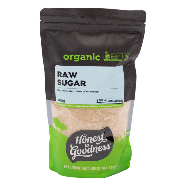Honest To Goodness Organic Raw Sugar 700g