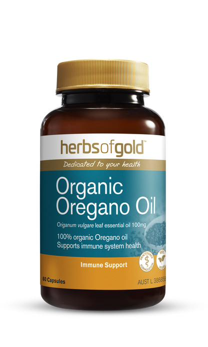 Herbs Of Gold Organic Oregano Oil 60caps