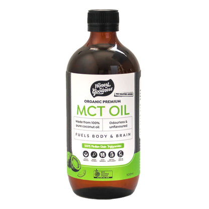 Honest To Goodness Organic Premium MCT Oil 500ml