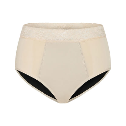 Pelvi Underwear Leakproof Full Brief Beige S