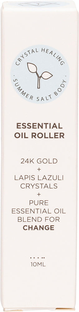 SUMMER SALT BODY Essential Oil Roller 24K Gold Evolve Lapis Lazuli 10ml