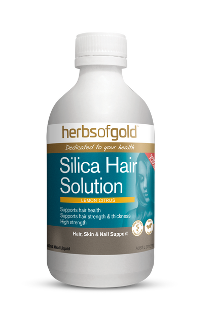 Herbs Of Gold Silica Hair Solution Lemon Citrus 500ml