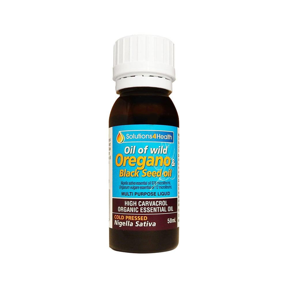 Solut 4 Health Oil Wild Oregano and Black Seed Oil 50ml