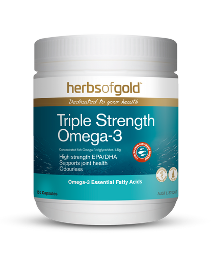 Herbs Of Gold Triple Strength Omega-3 150 Capsules