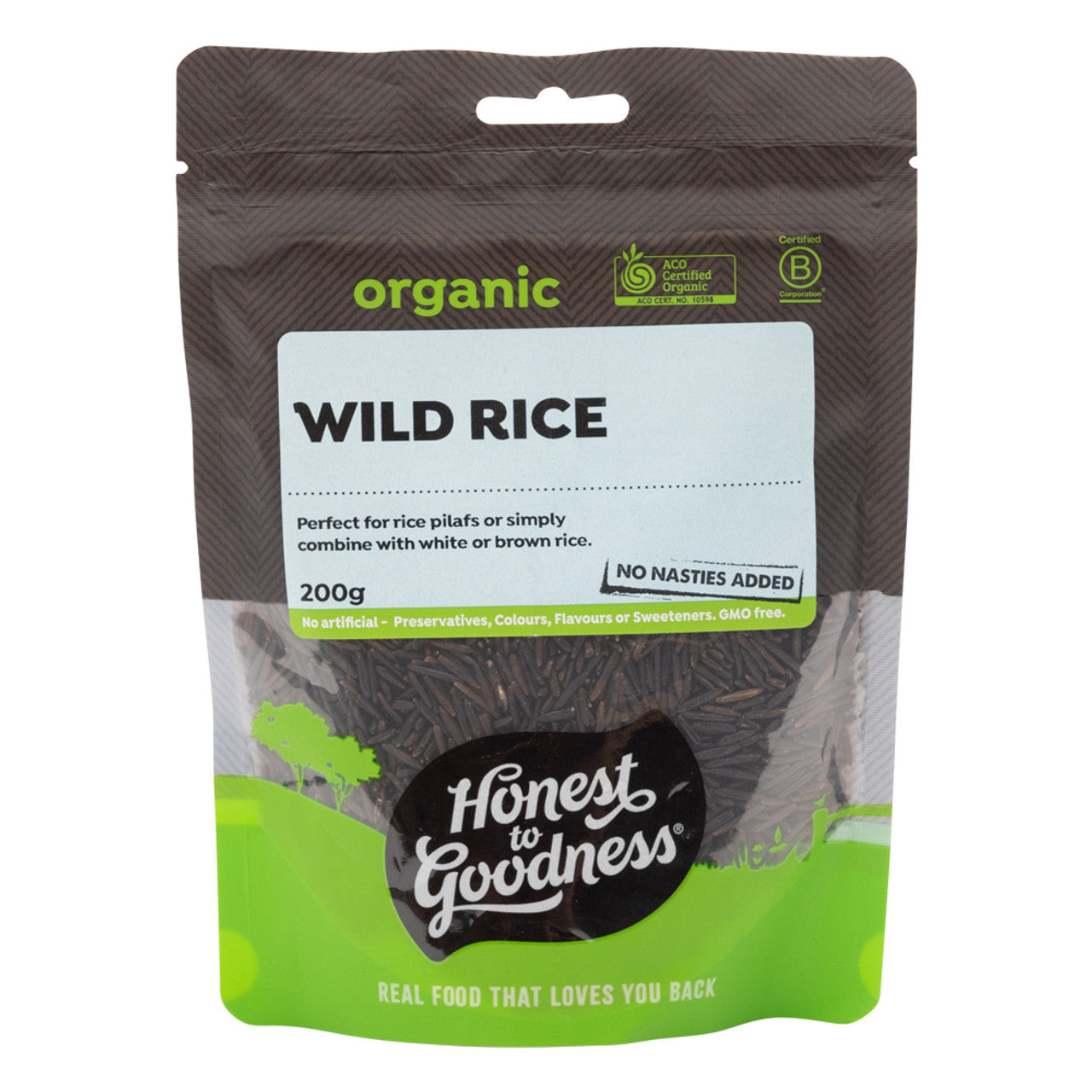 Honest To Goodness Organic Wild Rice 200g