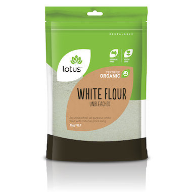 Flour (Wheat) White Unbleached Organic 1kg