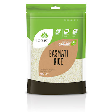 Rice Basmati Organic 500g